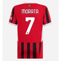 AC Milan Alvaro Morata #7 Hjemmebanetrøje Dame 2024-25 Kortærmet